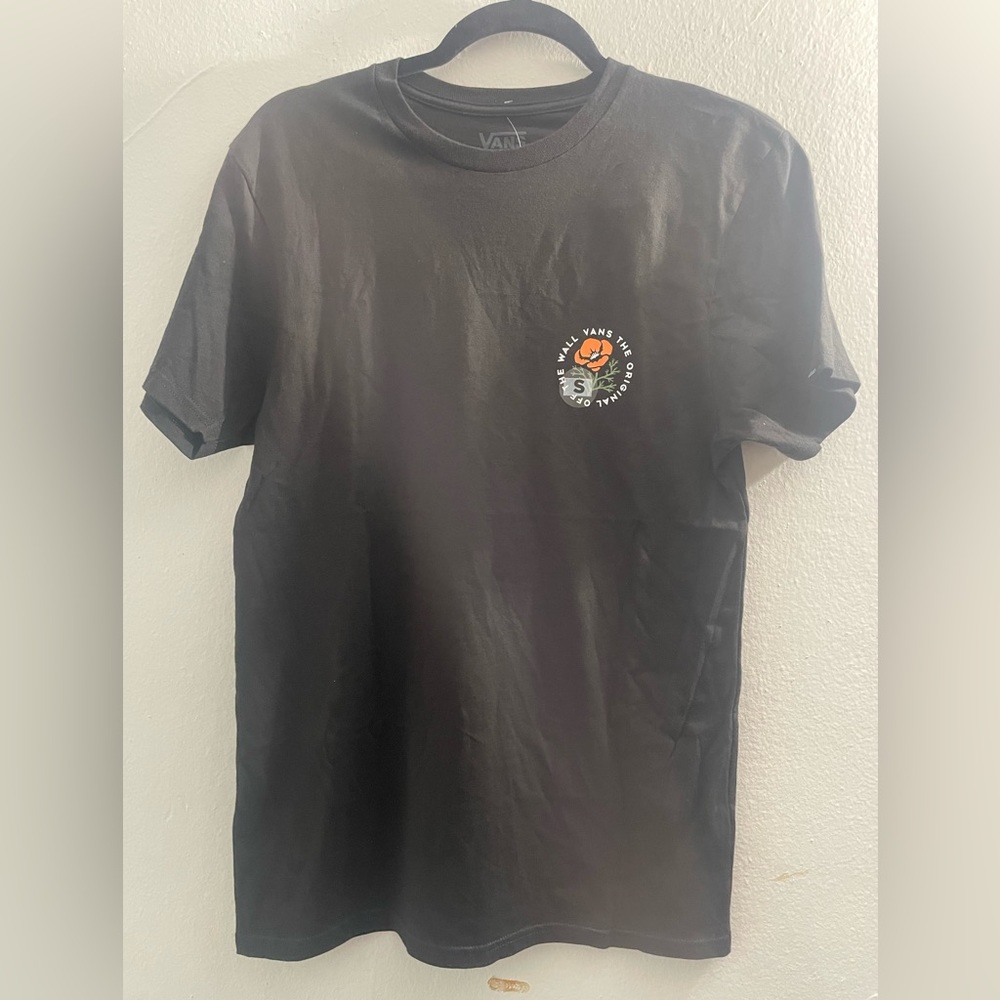 Vans The Original Of The Wall Black T-shirt For Men’s Size S